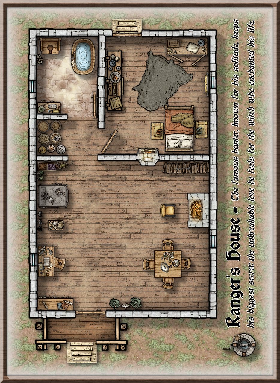 Nibirum Map: ranger's house by Ricko Hasche